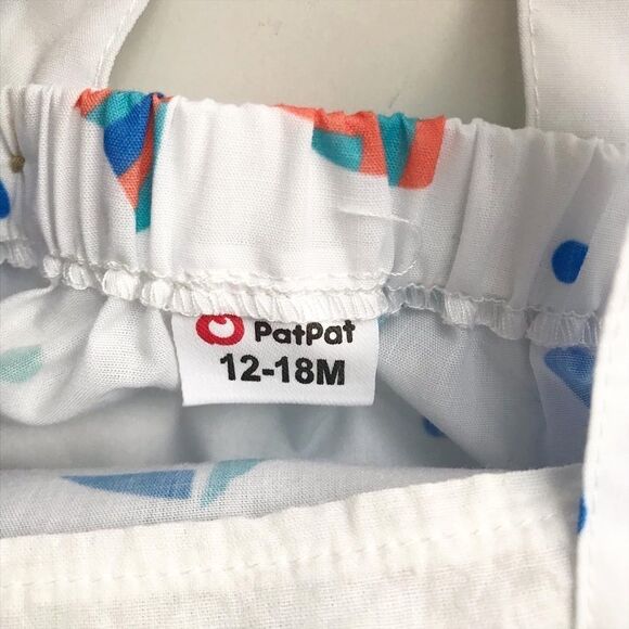 Patpat Sea print bubble romper EUC 12-18 months - Picture 4 of 5